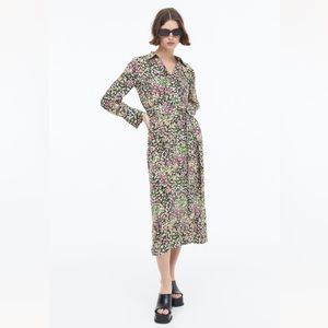 H&M Tie belt shirt dress